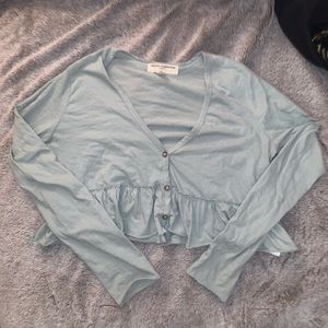 UO Sage long sleeve crop top
